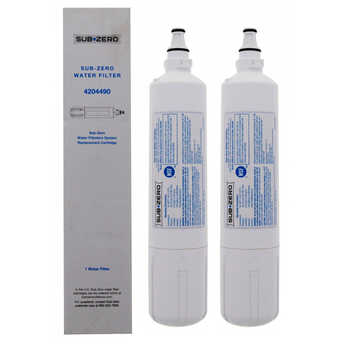 Sub zero 4204490 Refrigerator Water Filter, White