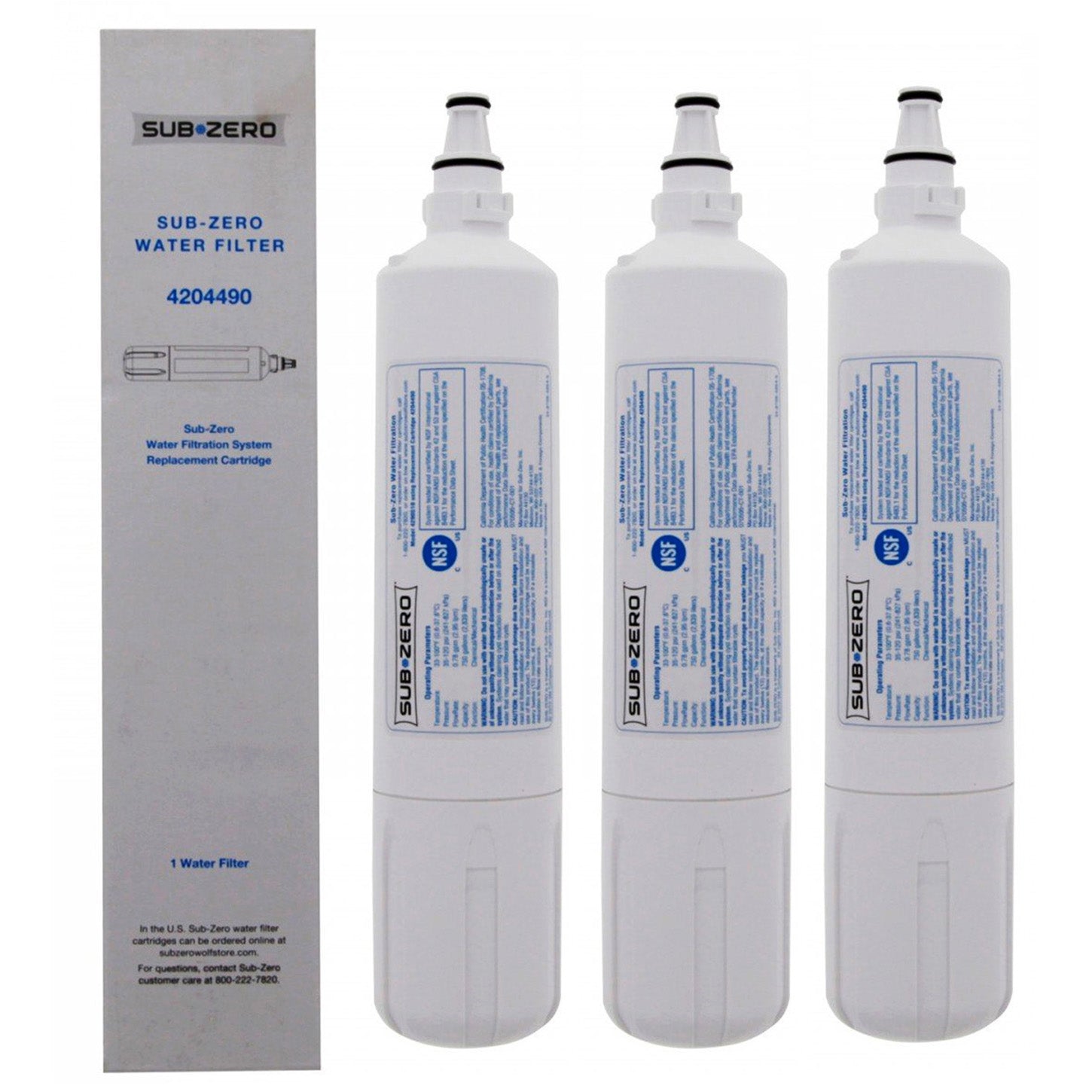 Sub zero 4204490 Refrigerator Water Filter, White