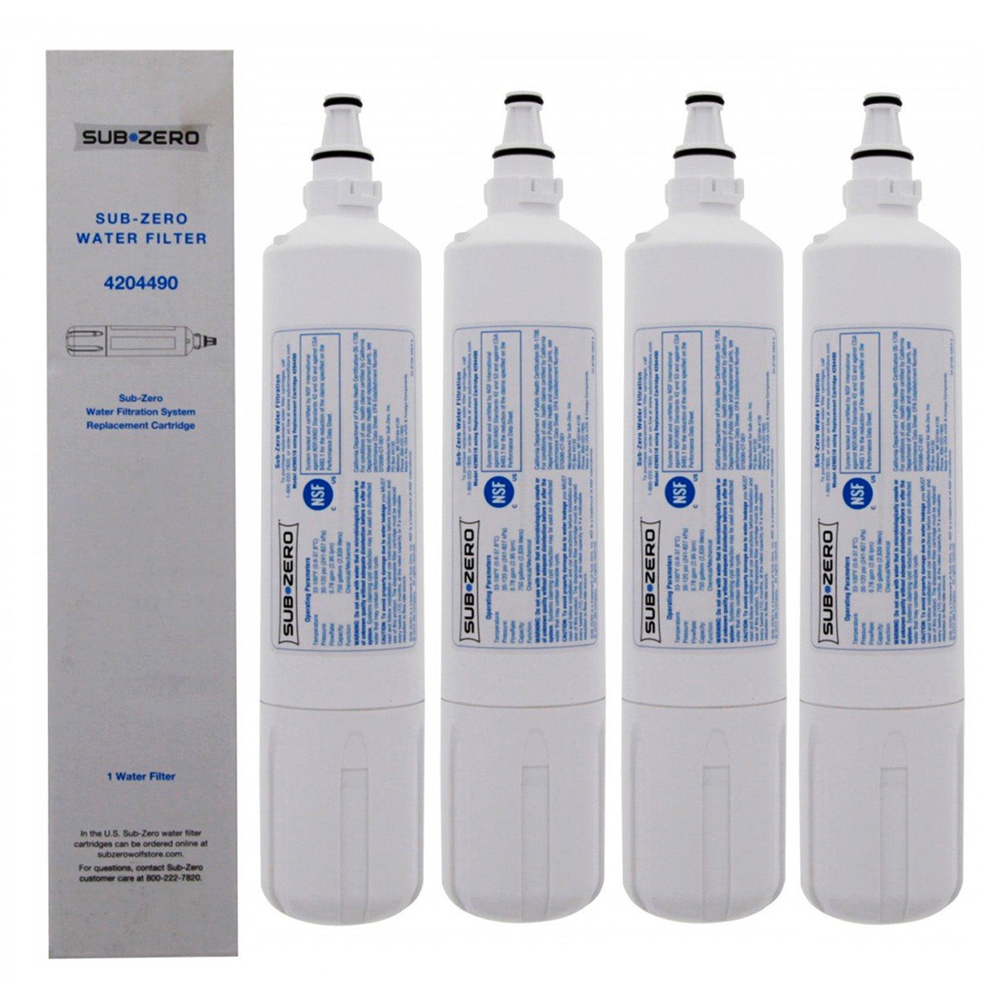 Sub zero 4204490 Refrigerator Water Filter, White