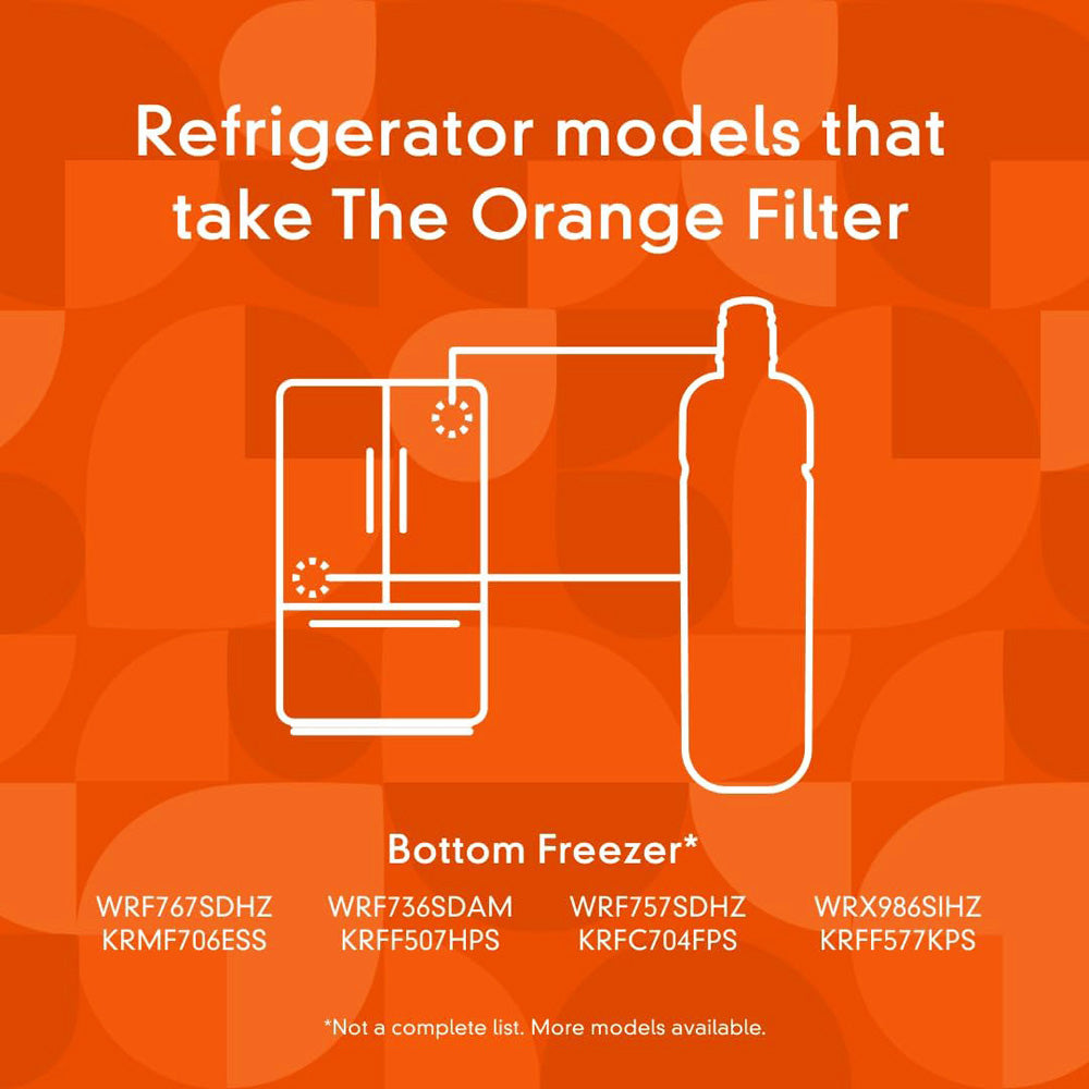 EDR2RXD1 Refrigerator Water Filter - W10413645, 46-9082
